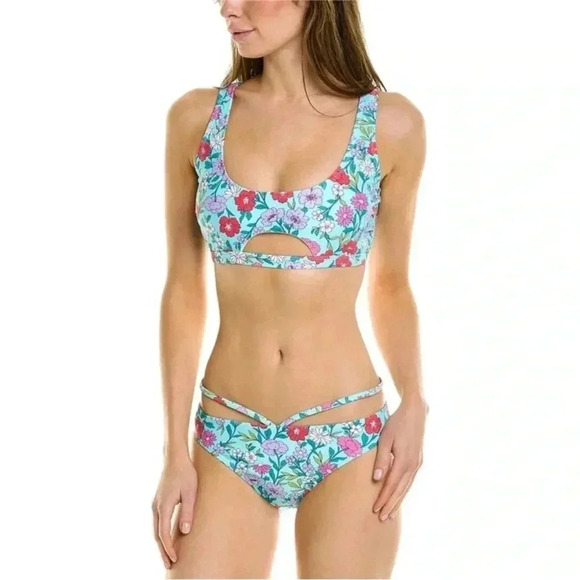 Nanette Lepore 2pc Cait Bikini Set size 12 NWT - Picture 1 of 6